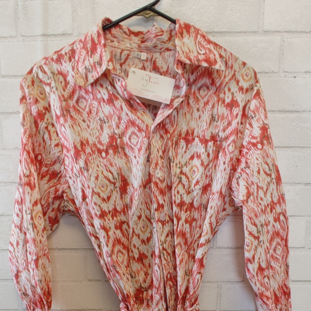 Women's button front dress